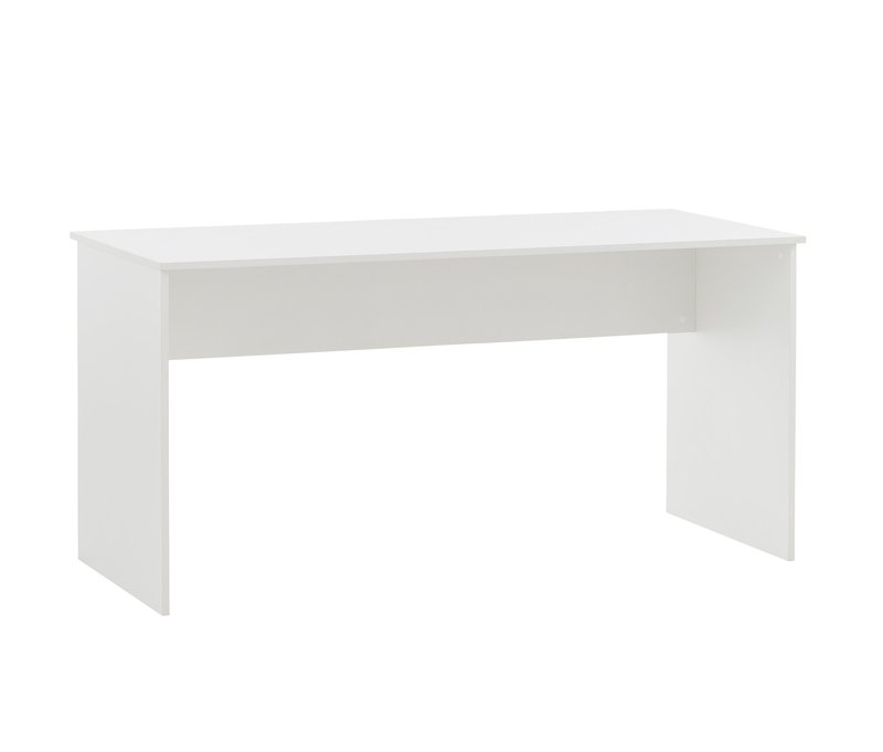 Tchibo - Schreibtisch »Metz« - 144x65x73,6cm - weiß - Holz / Metall