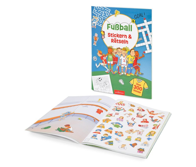 Tchibo - Buch »Fußball – Stickern & Rätseln«