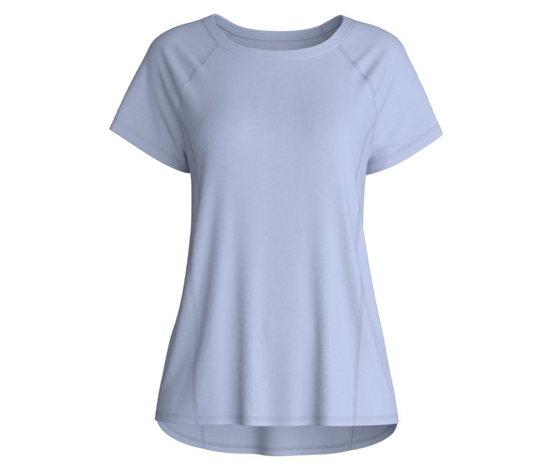 Tchibo - Calida Deepsleepwear kühlendes Kurzarm-Shirt - Gr. S - blau