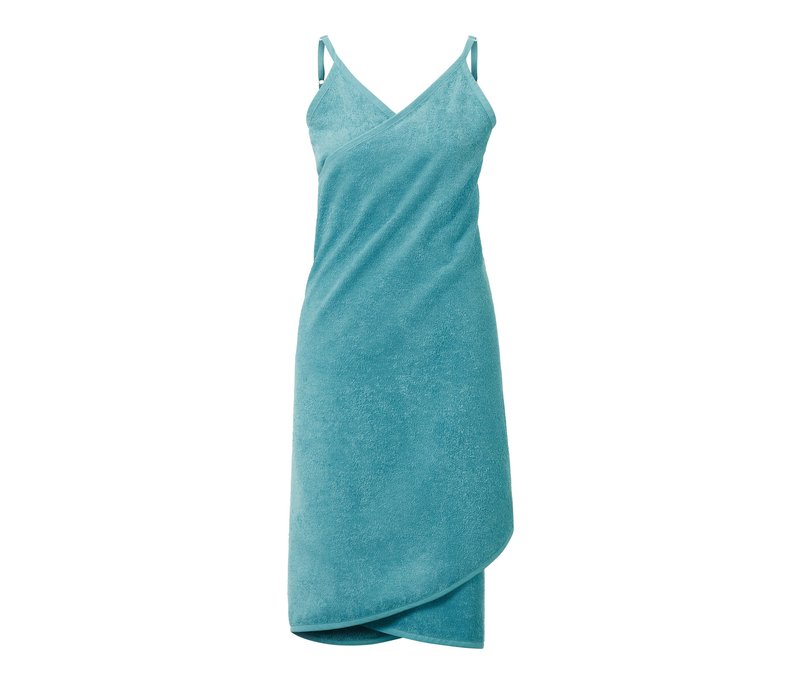 Tchibo - Handtuchkleid - Gr. L/Xl - blau