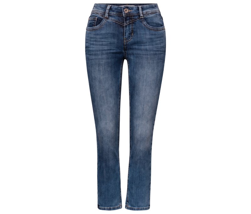 Street One 7/8-Jeans - Damen - Gr. 28 - dunkelblau