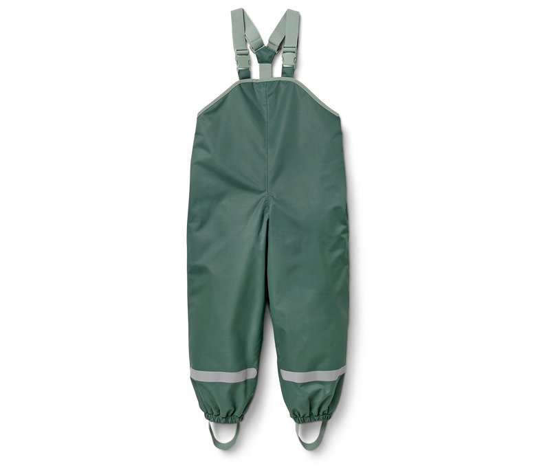 Tchibo - Kinder Thermo-Regenhose mit Fleecefutter - Kinder - Gr. 122/128 - dunkelgrün
