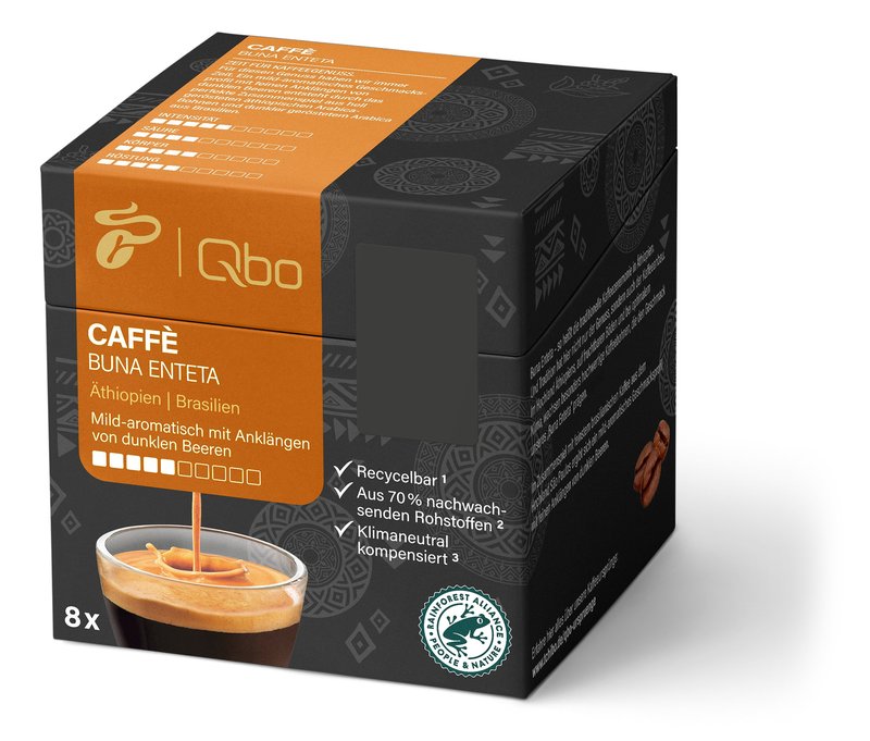 Qbo Caffè Buna Enteta - Intensität: 5/10