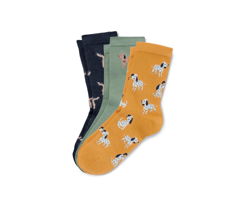Tchibo - 3D-Kinder-Socken mit Flausch-Garn - Kinder - Gr. 31-34 - dunkelblau/jacquard