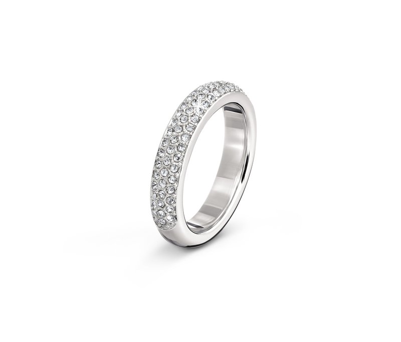 Tchibo - Ring Sparkle Donut - Damen - Gr. 17 - silber
