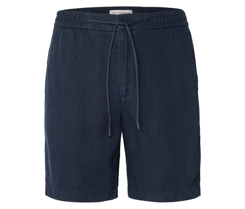 Tchibo - Leinen-Shorts - Herren - Gr. M - dunkelblau