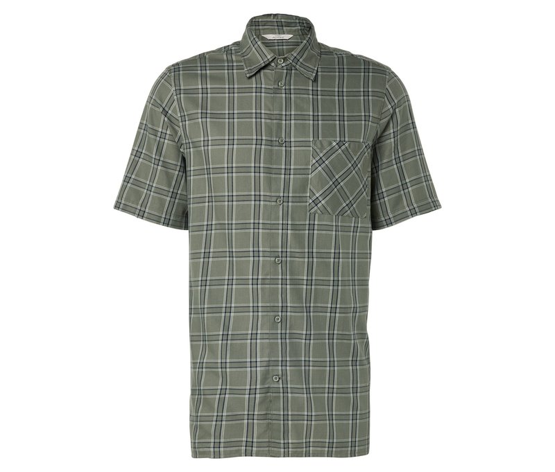 Tchibo - Outdoorhemd - Herren - Gr. L - khaki/kariert