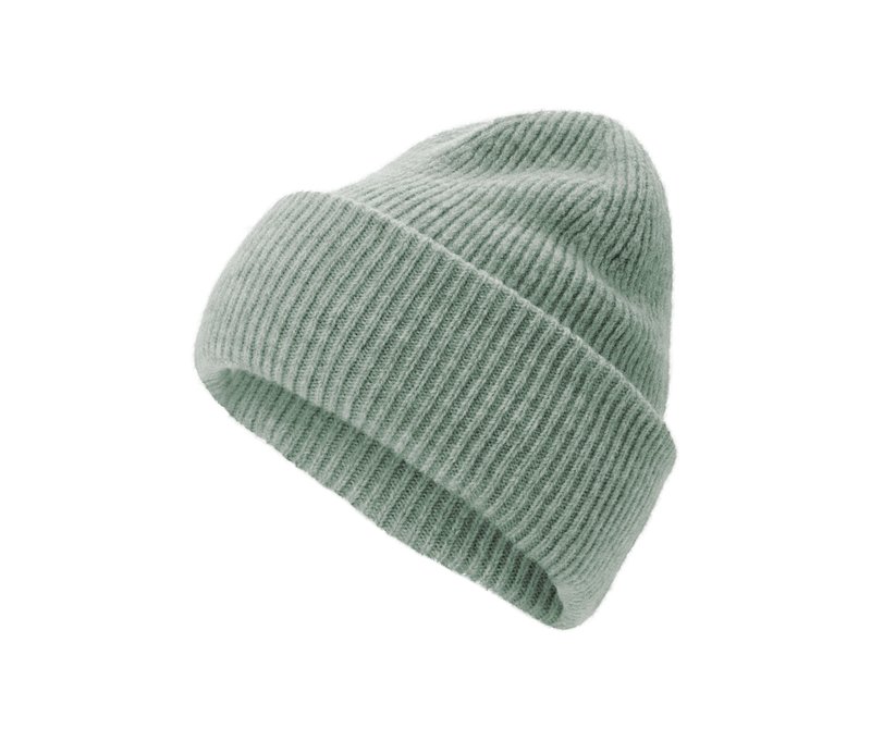 Tchibo - Strickmütze mit Wolle - grün