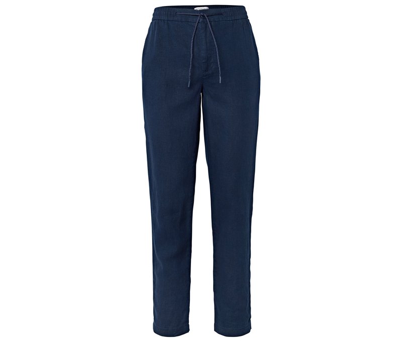Tchibo - Leinen-Chino - Herren - Gr. L - dunkelblau