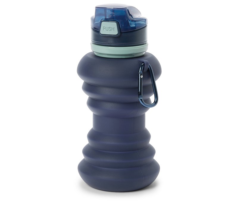 Tchibo - Faltbare Trinkflasche - dunkelblau