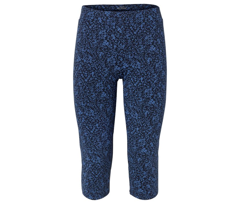 Tchibo - 3/4-Sportleggings - Damen - Gr. XL - hellblau/print