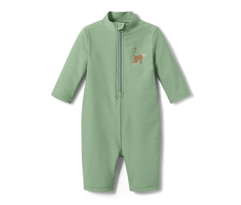 Tchibo - Baby-Einteiler mit UV-Schutz 80 - Gr. 98/104 - beige