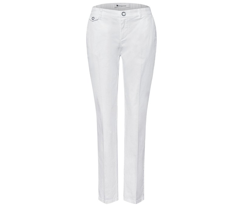 Street One Chino - Damen - Gr. 36 - weiß