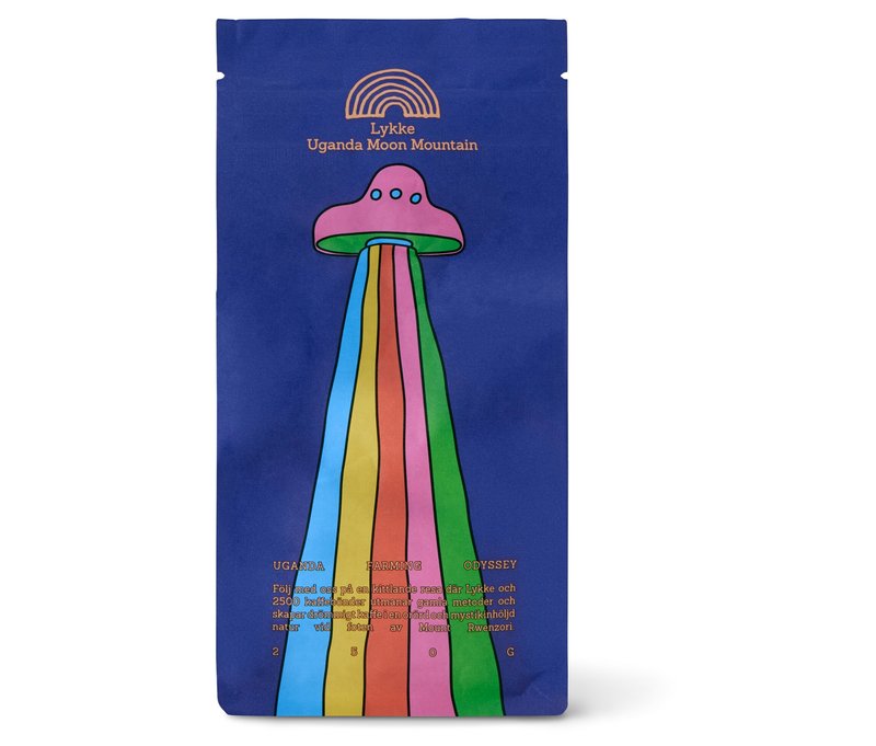 Tchibo - Lykke - UFO Filterkaffee - 250 g Ganze Bohne - Intensität: 3/6