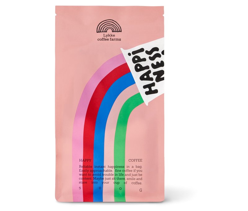 Tchibo - Lykke - Happiness Omni-Roast - 500 g Ganze Bohne - Intensität: 4/6