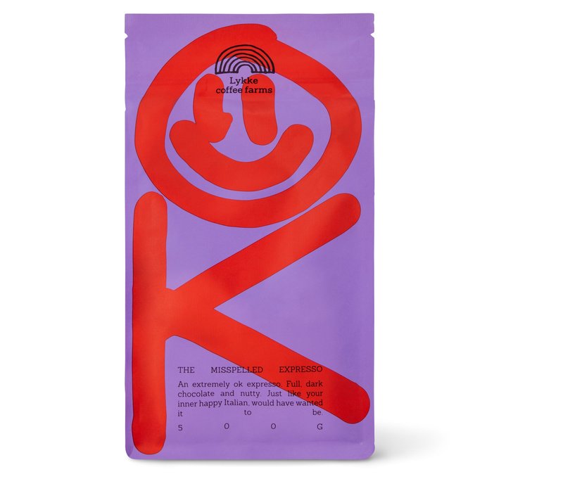 Tchibo - Lykke - OK Ciao Espresso - 500 g Ganze Bohne - Intensität: 6/6