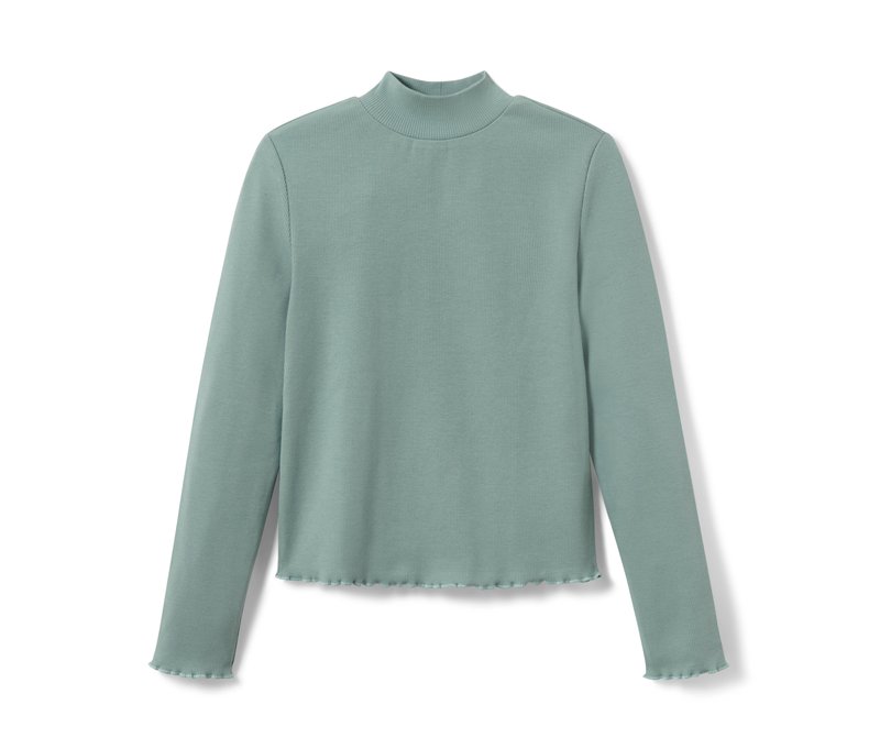 Tchibo - Kinder-Langarmshirt - Mädchen - Gr. 146/152 - silber