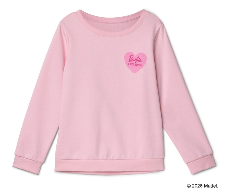 Tchibo - Barbie loves Helene Fischer Kinder Sweatshirt - Mädchen - Gr. 146/152 - lila/print