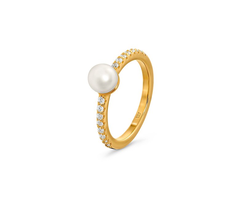 Tchibo - 925 Silber Ring - Damen - Gr. 20 - weiß