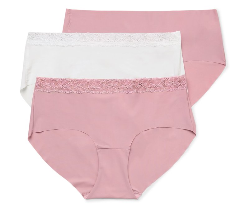 Tchibo - 3 Pantys »Magic Cut« - Damen - Gr. XS - weiß