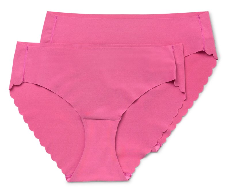 Tchibo - 2 Magic-Cut-Slips - Damen - Gr. XS - pink