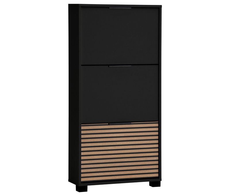 Tchibo - Schuhkipper »Hank« - 59,8x19,5x124,5cm - schwarz - Holz / Metall / Kunststoff