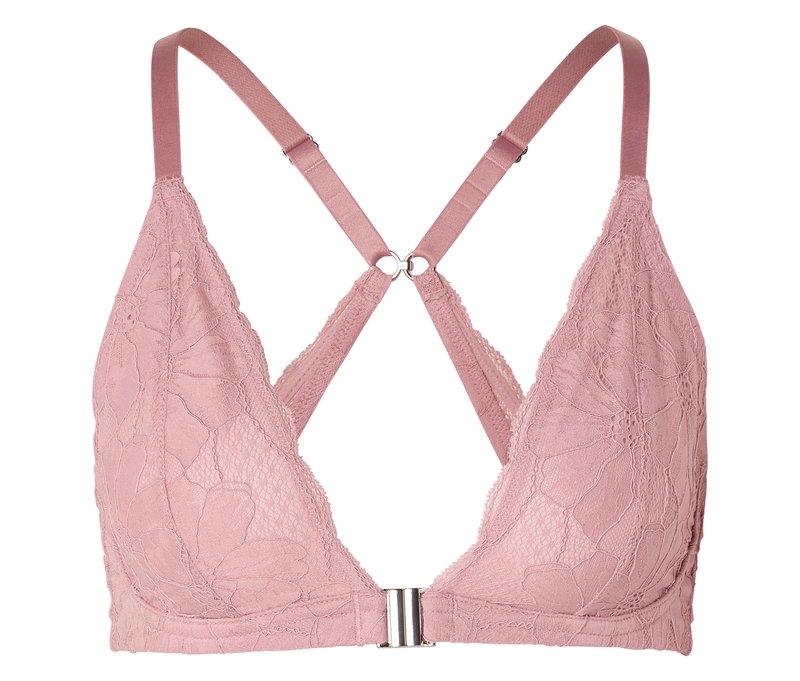 Tchibo - Soft-BH mit Spitze - Damen - Gr. 85B - rosa