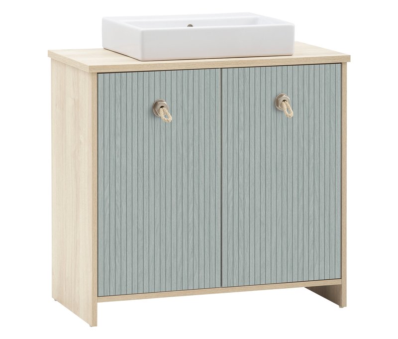 Tchibo - Waschtisch »Sonderby« - 83,2x45x89,4cm - anthrazit - Holz / Keramik / Kunststoff