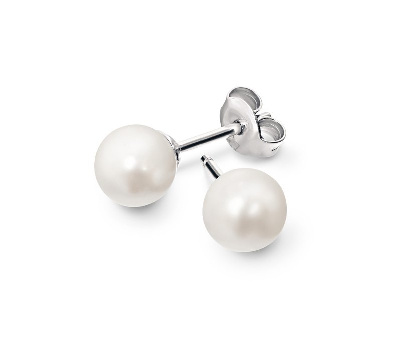 Tchibo - 925 Silber Ohrstecker Perle Essentials - silber