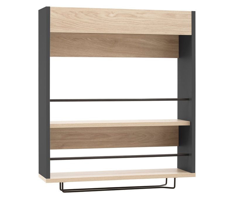 Tchibo - Barregal »Kolari« - 60,2x16,1x66,6cm - anthrazit -