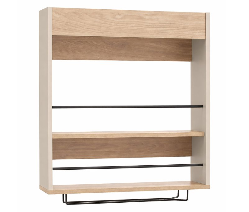 Tchibo - Barregal »Kolari« - 60,2x16,1x66,6cm - schwarz -