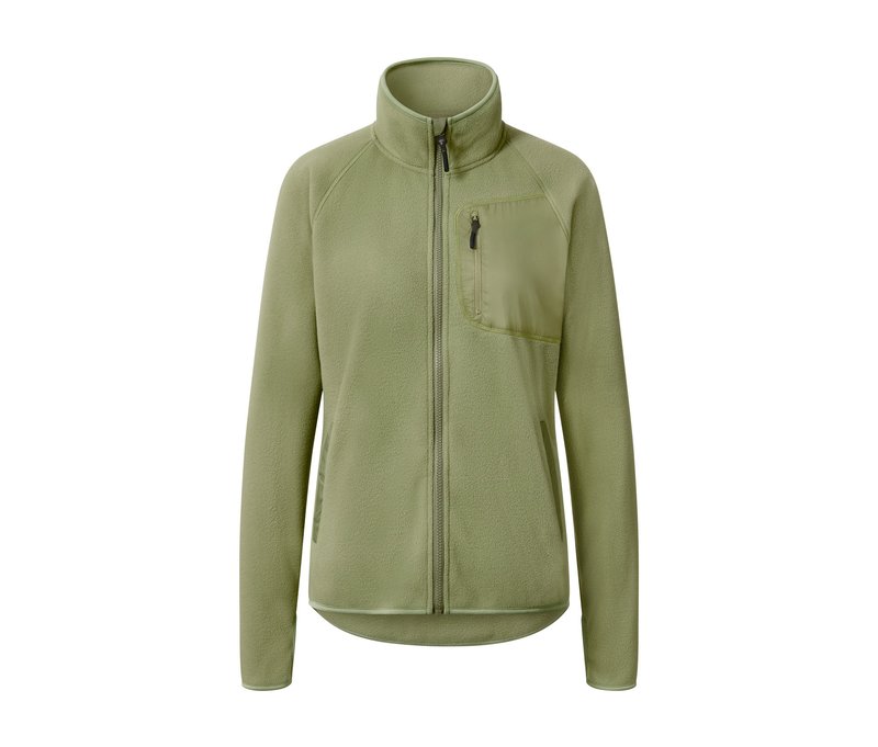 Tchibo - Fleecejacke - Damen - Gr. M - khaki