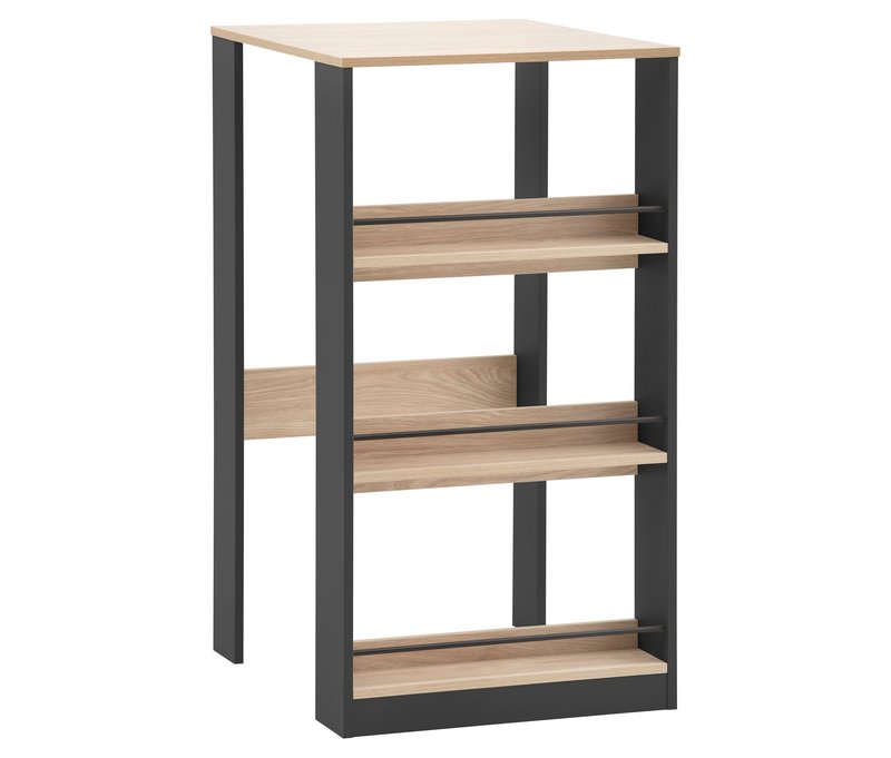 Tchibo - Stehtisch »Kolari« - 58x70x110,6cm - anthrazit - Holz / Metall