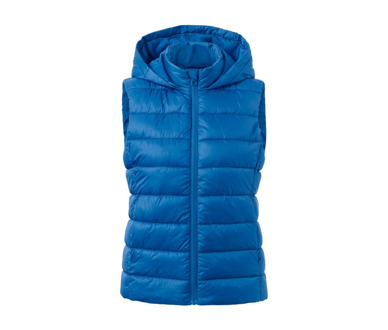 Tchibo - Steppweste mit Kapuze - Damen - Gr. 36 - blau