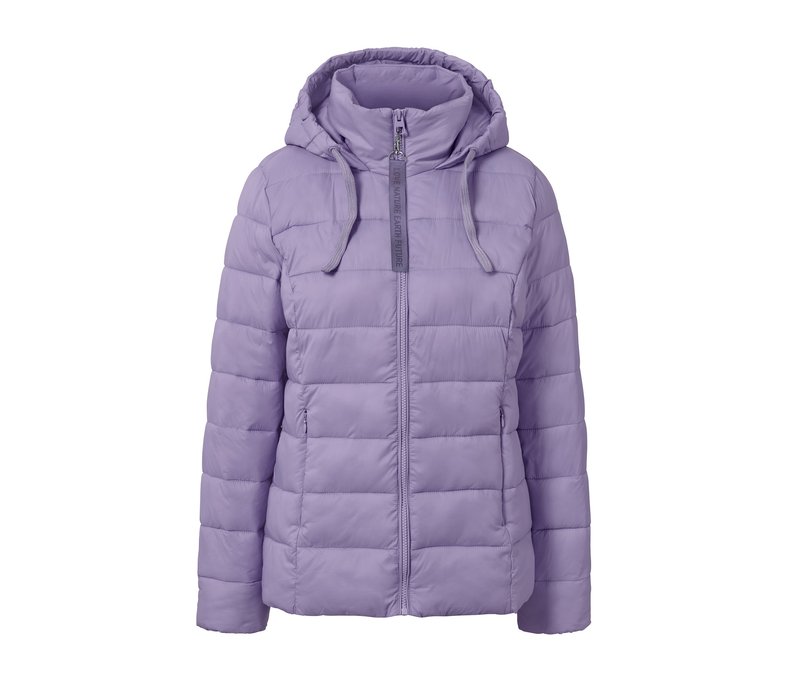 Tchibo - Steppjacke mit Kapuze - Damen - Gr. 42 - lila