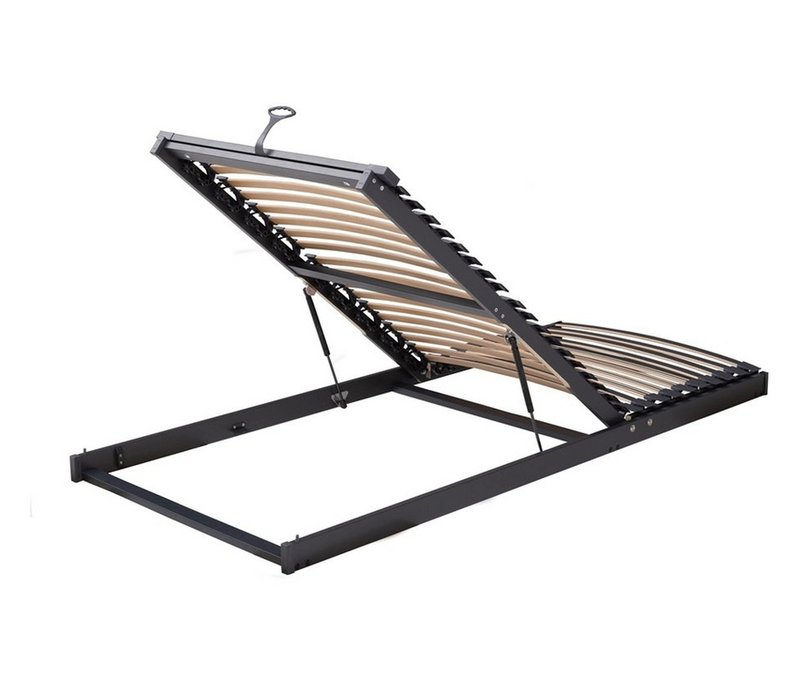 Tempur Form™ Systemrahmen 1500 - 10,5x99,5x196,5cm - anthrazit - Buchenholz