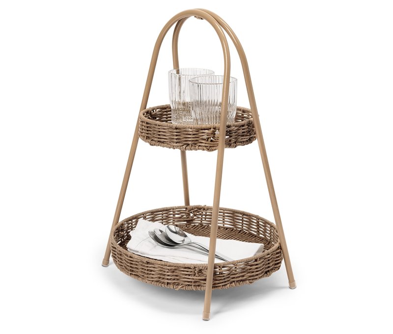 Tchibo - 2-stöckige Etagere - braun
