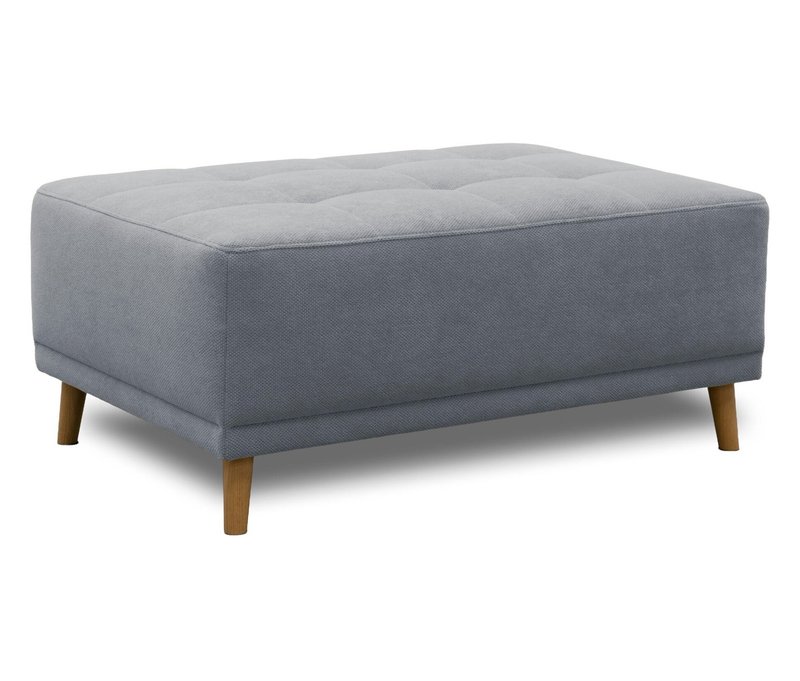 Domo Hocker »Helsingborg« - 104x73x44cm - blau - Polyester / Holz / Vlies