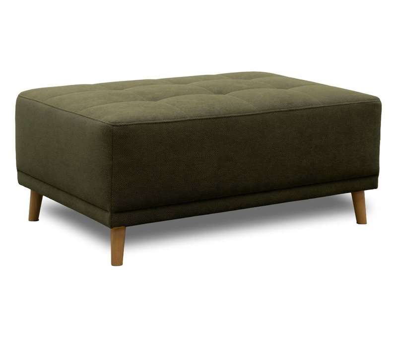 Domo Hocker »Helsingborg« - 104x73x44cm - braun - Polyester / Holz / Vlies
