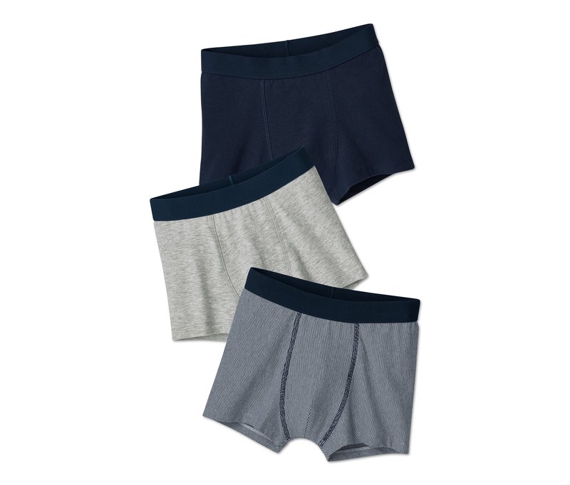 Tchibo - 3 Slipboxer - Jungen - Gr. 134/140 - dunkelblau