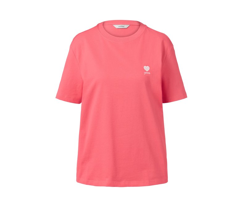 Tchibo - Oversized-Shirt mit Stickerei - Damen - Gr. S - weiß
