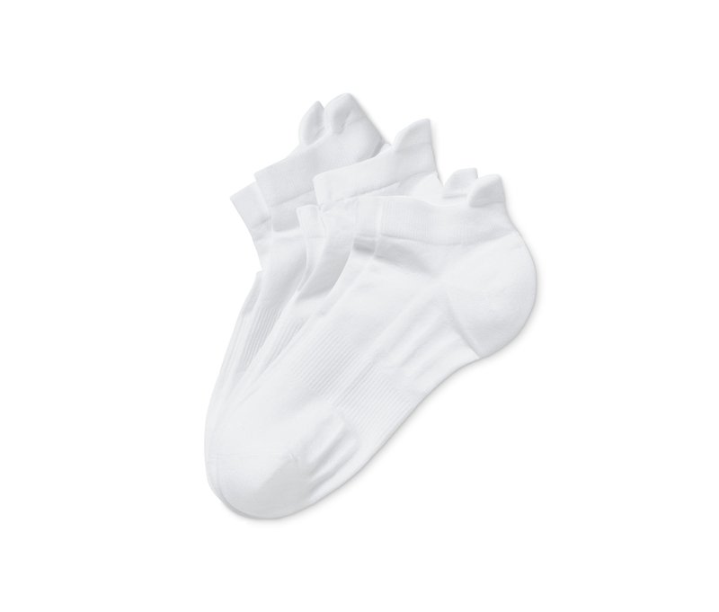 Tchibo - 3 Paar Unisex-Profi-Laufsocken - Unisex - Gr. 35-38 - weiß