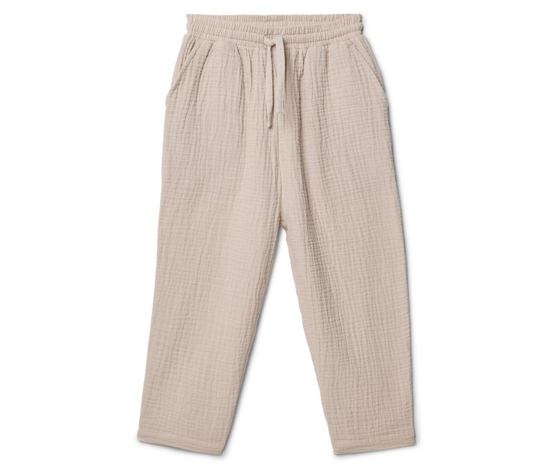 Tchibo - Baby-Musselin-Schlupfhose - Baby - Gr. 98/104 - grau