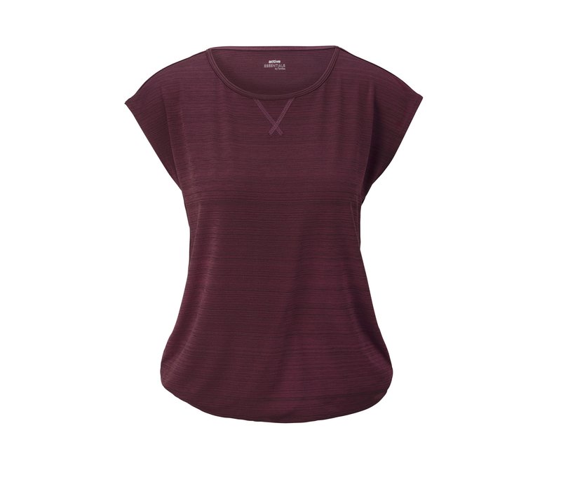 Tchibo - Sportshirt - Damen - Gr. L - bordeaux
