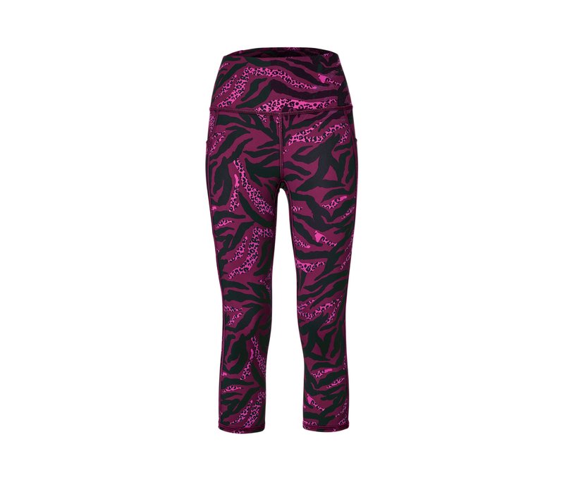 Tchibo - 3/4-Sporttight - Damen - Gr. XL - mehrfarbig/print
