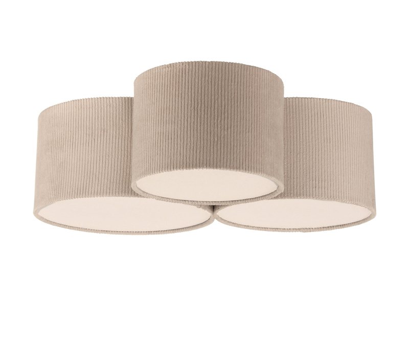 Tchibo - Just Light Deckenleuchte »Duro« - 67x56x22cm - beige - Eisen
