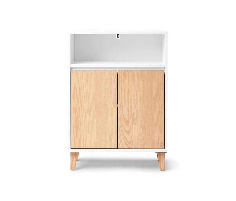 Tchibo - Sideboard mit 2 Türen und offenem Fach - 60x30x85cm - braun -