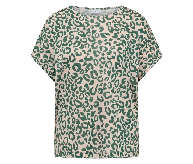 Tchibo - Cecil Kurzarmshirt - Damen - Gr. L - beige