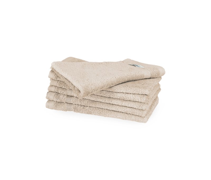 Tchibo - Schöner WOHNEN-Kollektion 6 Gästehandtücher »Cuddly« - braun