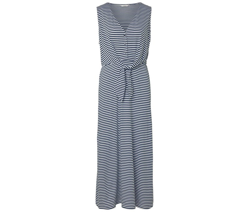 Tchibo - Jerseykleid mit Knoten - Damen - Gr. XL - dunkelblau